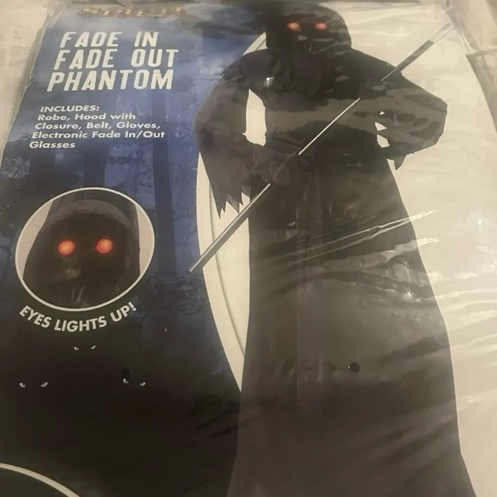 Fade In & Out Phantom Grim Reaper Costume - CHILD LARGE (12 - 14)